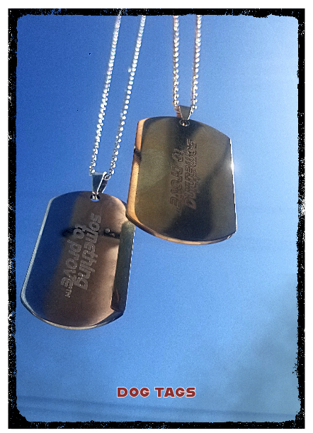 branded dog tags